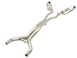 aFe MACHForce XP Exhaust 3in Stainless Stee CB/10-13 Chevy Camaro V8-6.2L (td) (gloss blk tip) - 49-44039-B