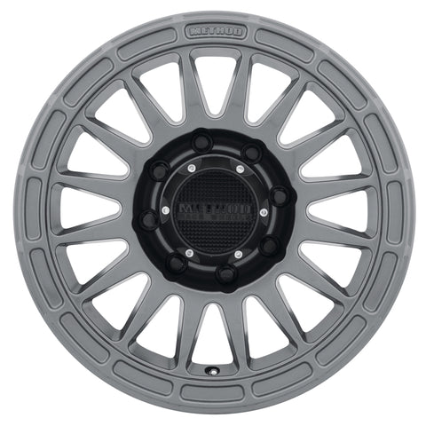 Method MR314 17x8.5 0mm Offset 8x6.5 130.81mm CB Gloss Titanium Wheel - MR31478580800