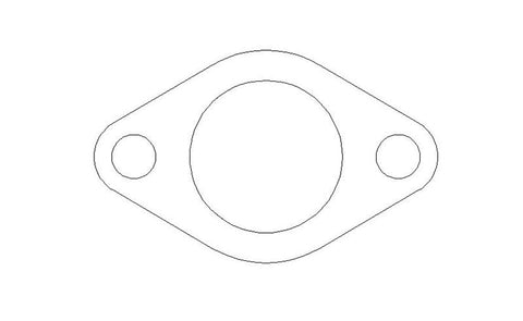 Cometic Lotus Twin-cam .064in AM Exhaust Gasket - C4355-064