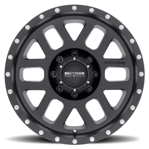 Method MR306 Mesh 18x9 +18mm Offset 8x6.5 130.81mm CB Matte Black Wheel - MR30689080518