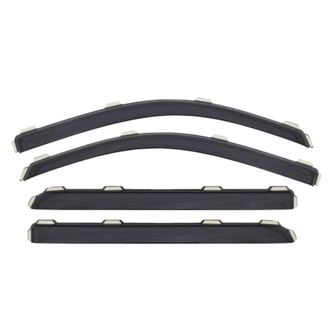 AVS 14-18 Mazda 3 Hatch Ventvisor In-Channel Front & Rear Window Deflectors 4pc - Smoke - 194262
