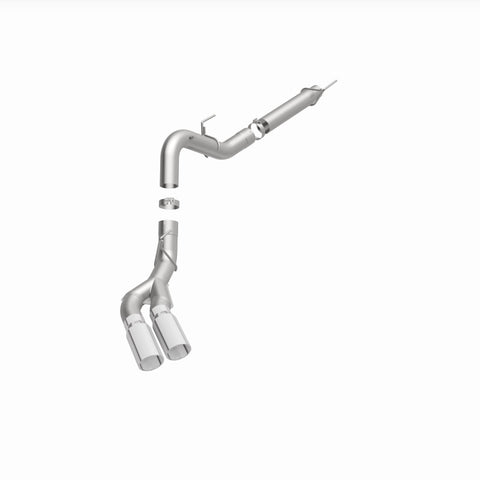 MagnaFlow CatBack 2018 Ford F-150 V6-3.0L Dual Exit Polished Stainless Exhaust - MF Series - 19422