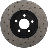 StopTech 03-09 Lincoln Town Car / 03-09 Mercury Grand Marquis Front Left Slotted & Drilled Rotor - 127.61072L