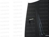 Seibon 89-94 Nissan 180SX/240SX DVII Carbon Fiber Hood - HD8994NS240-DVII