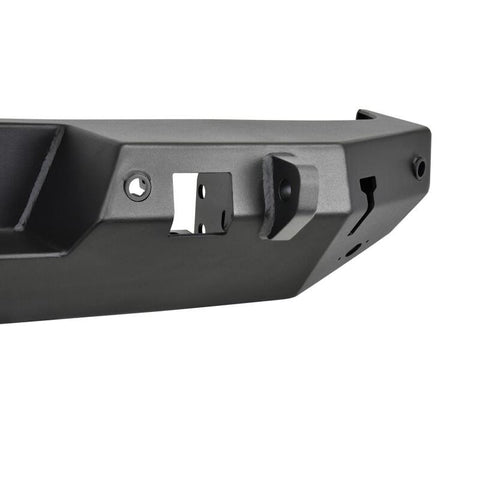 Westin 18-19 Jeep Wrangler JL WJ2 Rear Bumper w/ Sensors (Excl. Wrangler JK) - Textured Black - 59-82045