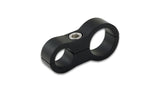 Vibrant Aluminum Line Separator Bracket w/ One 11/16in (17.5mm) ID - One 13/16in (20.6mm) ID Holes - 20650