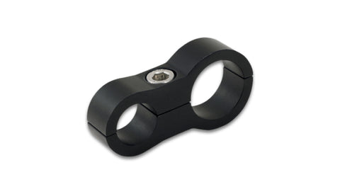 Vibrant Aluminum Line Separator Bracket w/ One 11/16in (17.5mm) ID - One 13/16in (20.6mm) ID Holes - 20650