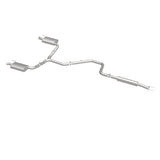 MagnaFlow Cat-Back SS 2.25/2.5in Dual Split Rear Exit Polished 3in Tip 2015 Chev Impala 3.6L V6 - 19023