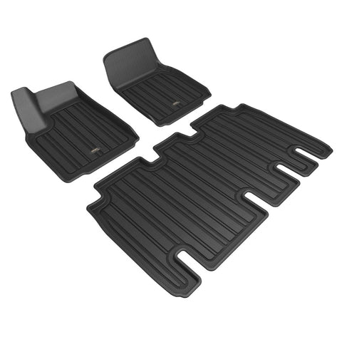 3D MAXpider 22-24 Tesla Model X 5-Seat Elitect Black R1 R2 - E1TL04601809