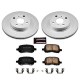 Power Stop 98-02 Chevrolet Prizm Front Z17 Evolution Geomet Coated Brake Kit - CRK1152