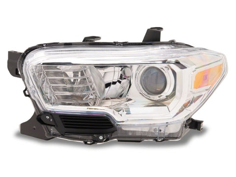 Raxiom 16-23 Toyota Tacoma Axial Series OE Replmnt Headlights- Chrome- Clear Lens - TT26261