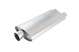 Borla Universal Center/Dual Oval 3in In/2.25in Out 19in x 4in x 9.5in Notched PRO-XS Muffler - 400486