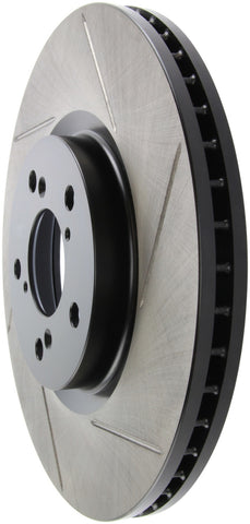 StopTech Power Slot 07-09 Acura MDX / 09-10 Honda Pilot Front Left Slotted Rotor - 126.40071SL