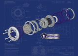 Yukon Gear Hardcore Locking Hub Set For GM 8.5in Front & Dana 44 / 19 Spline - YHC70007