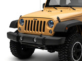 Raxiom 07-18 Jeep Wrangler JK 7-In LED Headlights- BlueHousing- Clear Lens - J154696