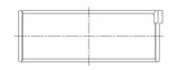 ACL Acura B18C1/B18C5 VTEC 0.025mm Oversized High Performance Rod Bearing Set - 4B1925H-.025
