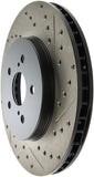 StopTech 04 Lexus RX330 SportStop Slotted & Drilled Left Rear Rotor - 127.44130L
