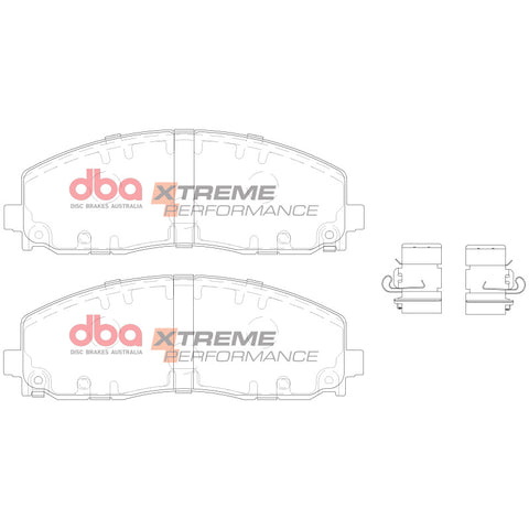 DBA 18-22 Jeep Wrangler JL Front XP Performance Brake Pads - DB15038XP