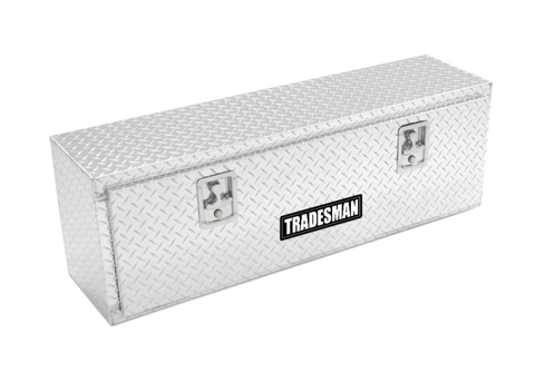 Tradesman Aluminum Top Mount L-Wing Box (60in.) - Brite - 8160