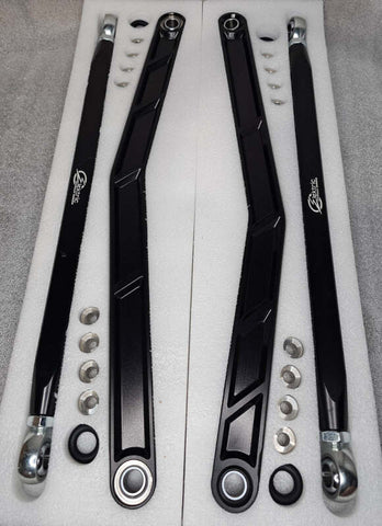 Elektric Offroad 2020+ Polaris Rzr Pro Xp Volt Billet Radius Rods Anodized Blk - RRL610026