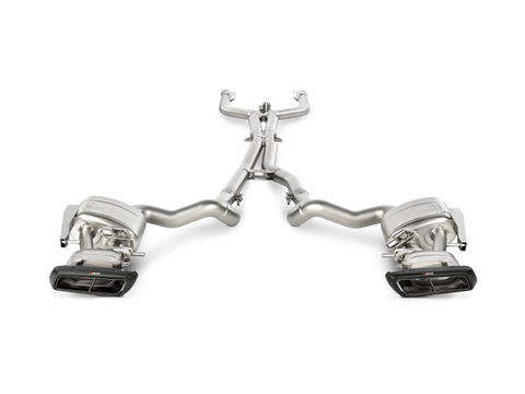 Akrapovic 15-17 AMG C63 Estate Evolution Line Cat Back (Titanium) w/ Carbon Tips (Req. Link Pipe) - MTP-ME/T/2H/1