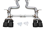 AWE Tuning BMW F8X M3/M4 Track Edition Catback Exhaust - Diamond Black Tips - 3020-43087