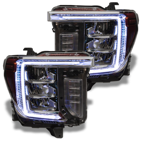 Oracle 20-21 GMC Sierra 2500/3500 HD RGB+W Headlight DRL Kit - ColorSHIFT w/o Controller - 1451-334