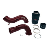 Wehrli 07.5-10 Chevrolet 6.6L LMM 4in Intake Kit Stage 2 - WCFab Red - WCF100639-RED