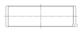 ACL BMW S54B32 Rod Bearings .001 Extra Oil Clearance - 6B1569HX-STD