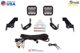 Diode Dynamics 18-21 Jeep JL Wrangler SS5 Bumper LED Pod Light Kit - Yellow Pro Driving - DD7291