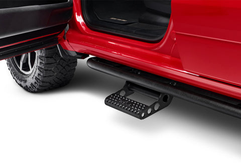 N-Fab RKR Step System 2019 Dodge Ram 1500 Crew Cab All Beds - Tex. Black - Cab Length - 1.75in - D194RKRCCS4