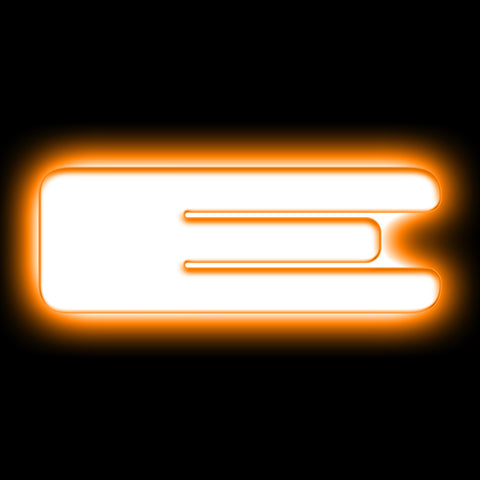 ORACLE Lighting Universal Illuminated LED Letter Badges - Matte Wht Surface Finish - E - 3140-E-005