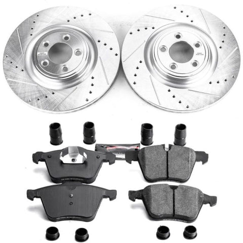 Power Stop 2018 Jaguar XJ Front Z23 Evolution Sport Brake Kit - K8035