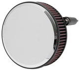 K&N Street Round Metal Intake System - Harley-Davidson - Red Filter 6-8 Size 2.4in In Dia 2.5in H - RK-3934