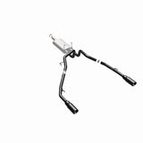 Magnaflow 09-15 Dodge Ram 1500 V8 Dual Spilt Rear Exit Black Stainless C/B Perf Exhaust - 15363