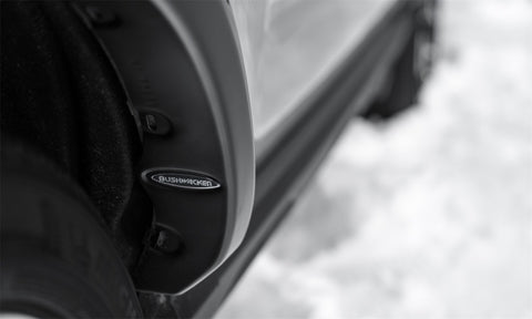 Bushwacker 21-22 Ford Bronco Sport Pocket Style Flares 4pc Set - Black Smooth Finish - 20952-02