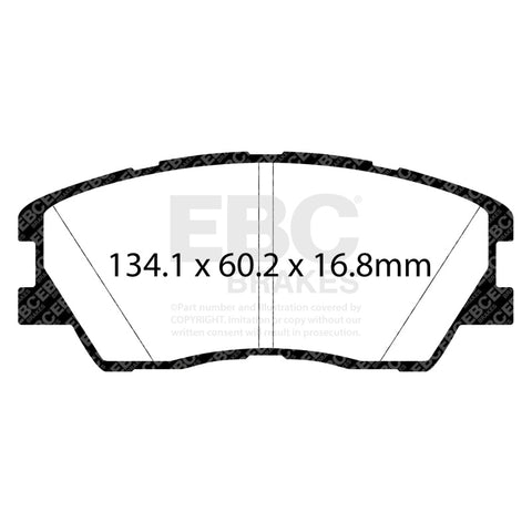 EBC 2020+ Kia Soul 1.6T Redstuff Front Brake Pads - DP33130C