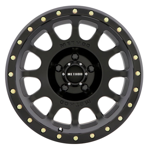 Method MR305 NV 17x8.5 0mm Offset 5x5 94mm CB Matte Black Wheel - MR30578550500