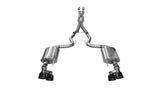 Corsa 2015-2017 Ford Mustang GT 5.0 3in Cat Back Exhaust Black Quad Tips (Sport) - 14337BLK