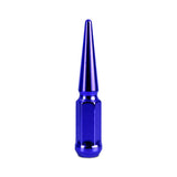 Mishimoto Mishimoto Steel Spiked Lug Nuts M12 x 1.5 24pc Set Blue - MMLG-SP1215-24BL