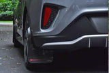 Rally Armor 19-21 Hyundai Veloster Turbo R-Spec Red UR Mud Flap w/ White Logo - MF58-UR-RD/WH