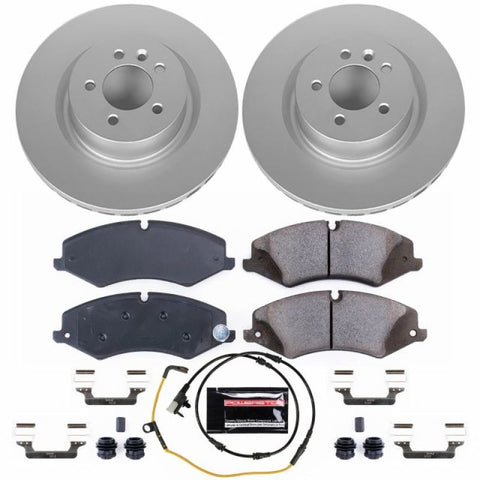 Power Stop 2017 Land Rover Discovery Front Z23 Evolution Sport Coated Brake Kit - CRK7079