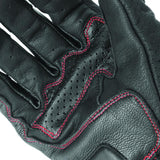 Speed and Strength Twist of Fate Leather Gloves Black/Red - Small - 892320