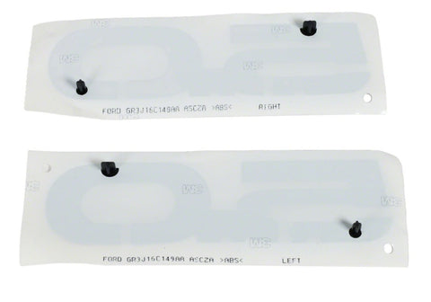 Ford Racing 15-17 Ford Mustang 5.0L Fender Emblem Black - M-1447-M50AB