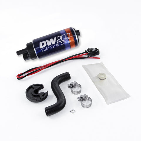 DeatschWerks 85-97 Ford Mustang 255 LPH DW200 In-Tank Fuel Pump w/ Install Kit - 9-201-1014