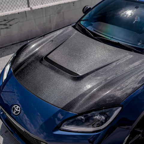 Seibon 2022 Toyota GR86 / Subaru BRZ VS-Style Carbon Fiber Hood - HD22TY86-VS