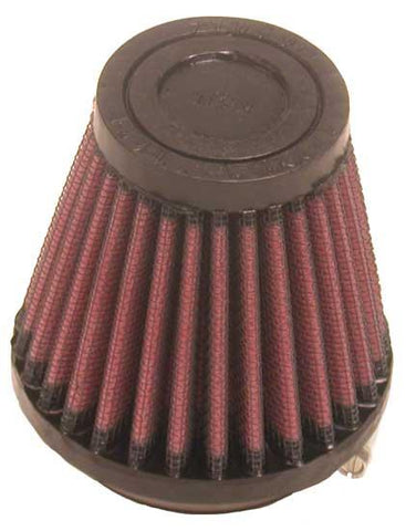 K&N Filter Universal Rubber Filter 2 inch Flange 3 1/8 inch Base, 2 inch Top, 3 inch Height - RU-2580