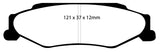 EBC 03-04 Cadillac XLR 4.6 Bluestuff Rear Brake Pads - DP51160NDX
