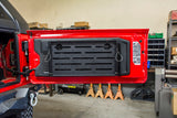 DV8 Jeep JL Tailgate Mounted Table (Trail Table) - Black - TTJL-01
