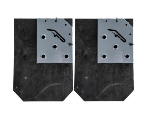 Agency Power 20-22 Polaris RZR Pro XP/ 22-23 Polaris RZR Pro R Gray Rear Mud Guards - AP-PROXP-810-GRY